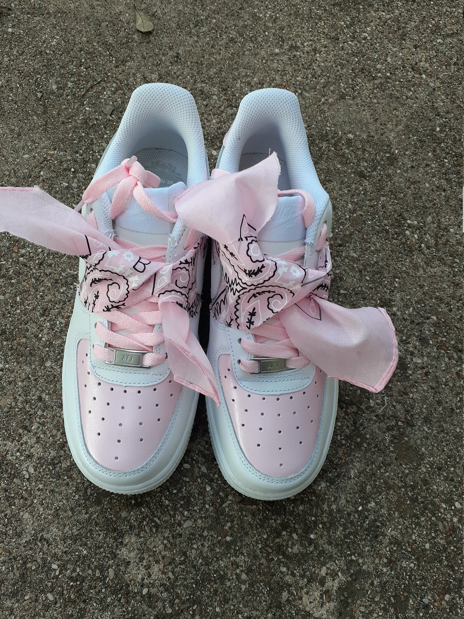 custom air force 1 bandana