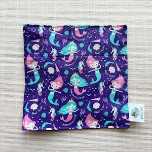 Mermaid Crinkle Toy, kawaii, hawaiian print, baby sensory gift, baby shower gift, newborn gift, Christmas gift for baby