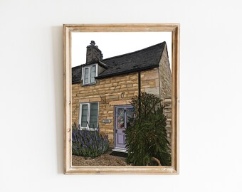 Personalised 'Home' Print / The Perfect Gift / Illustration / Wall Art / Digital Print / Home Decor