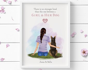 Me and my Dog, Girl and Dog, Dog Owner Gift