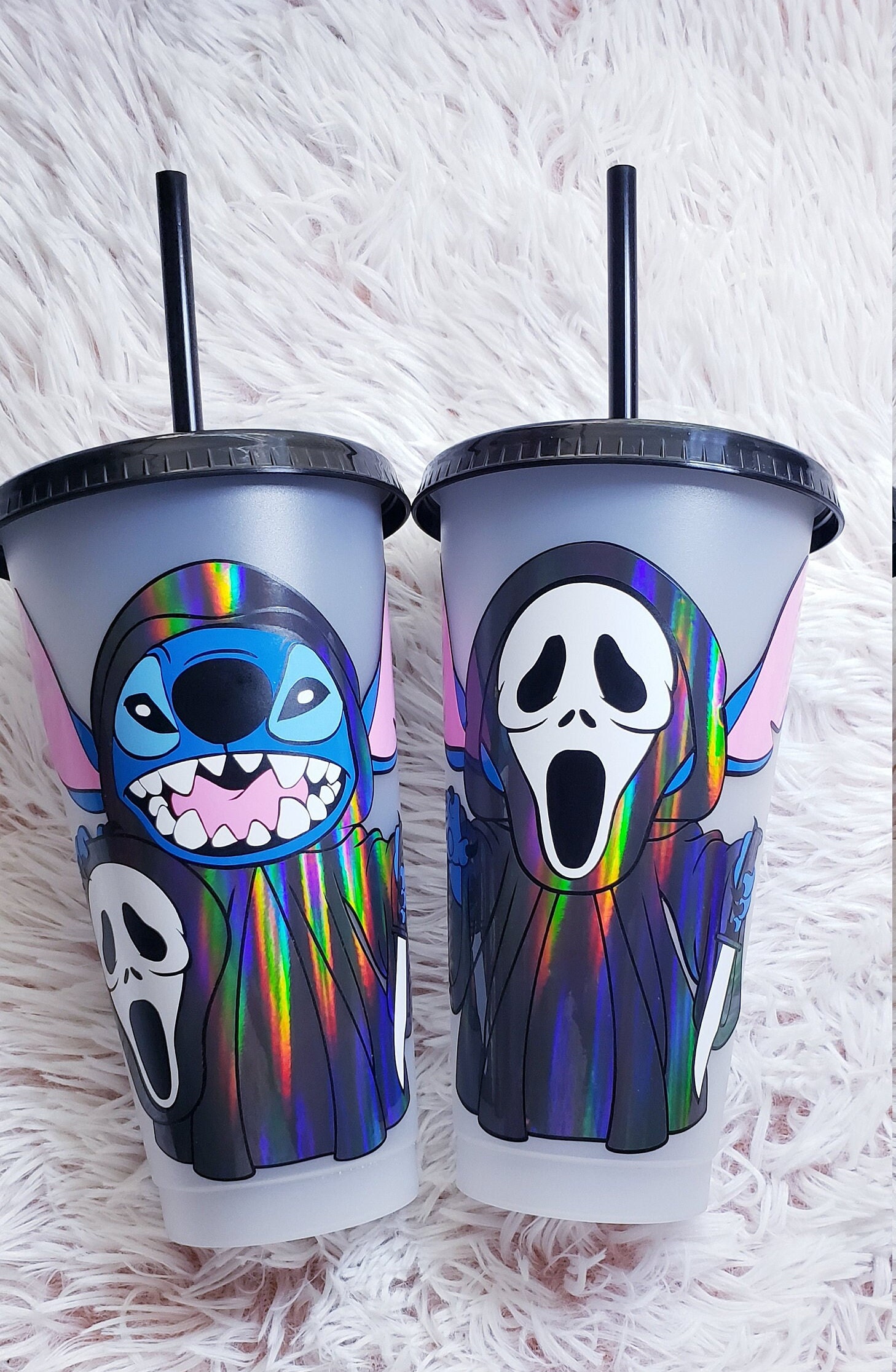 Drinkware Kitchen & Dining Tumblers & Water Glasses Neon yellow Glitter