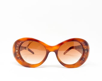 Okulary przeciwsłoneczne z kryształkami Swarovskiego, ochrona UV400, wyprodukowane w Danii