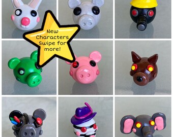 Piggy Collectible Etsy - roblox piggy character piggy toys