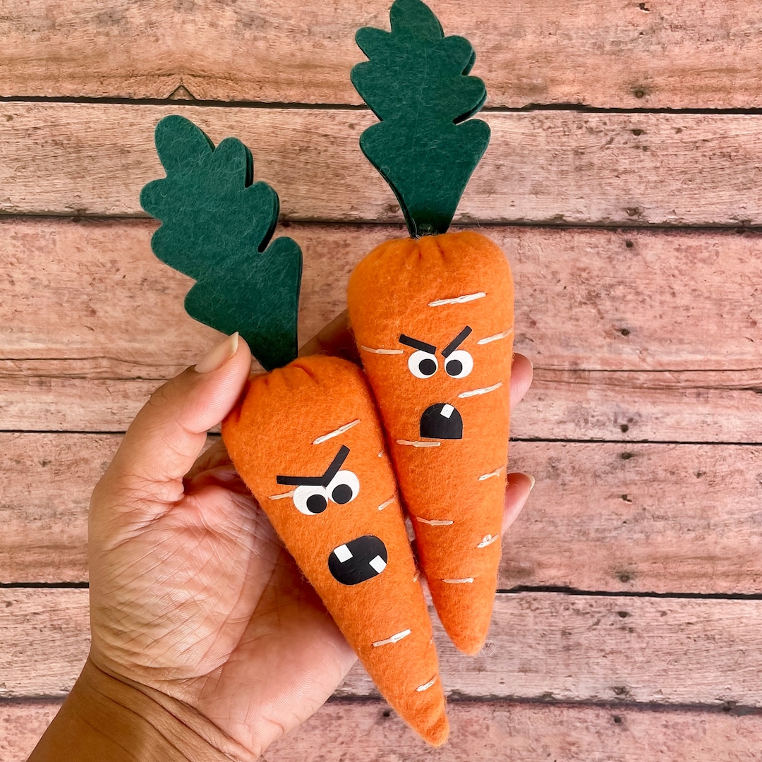 Creepy Carrots Plush Set Carrot Plushies Storybook Etsy