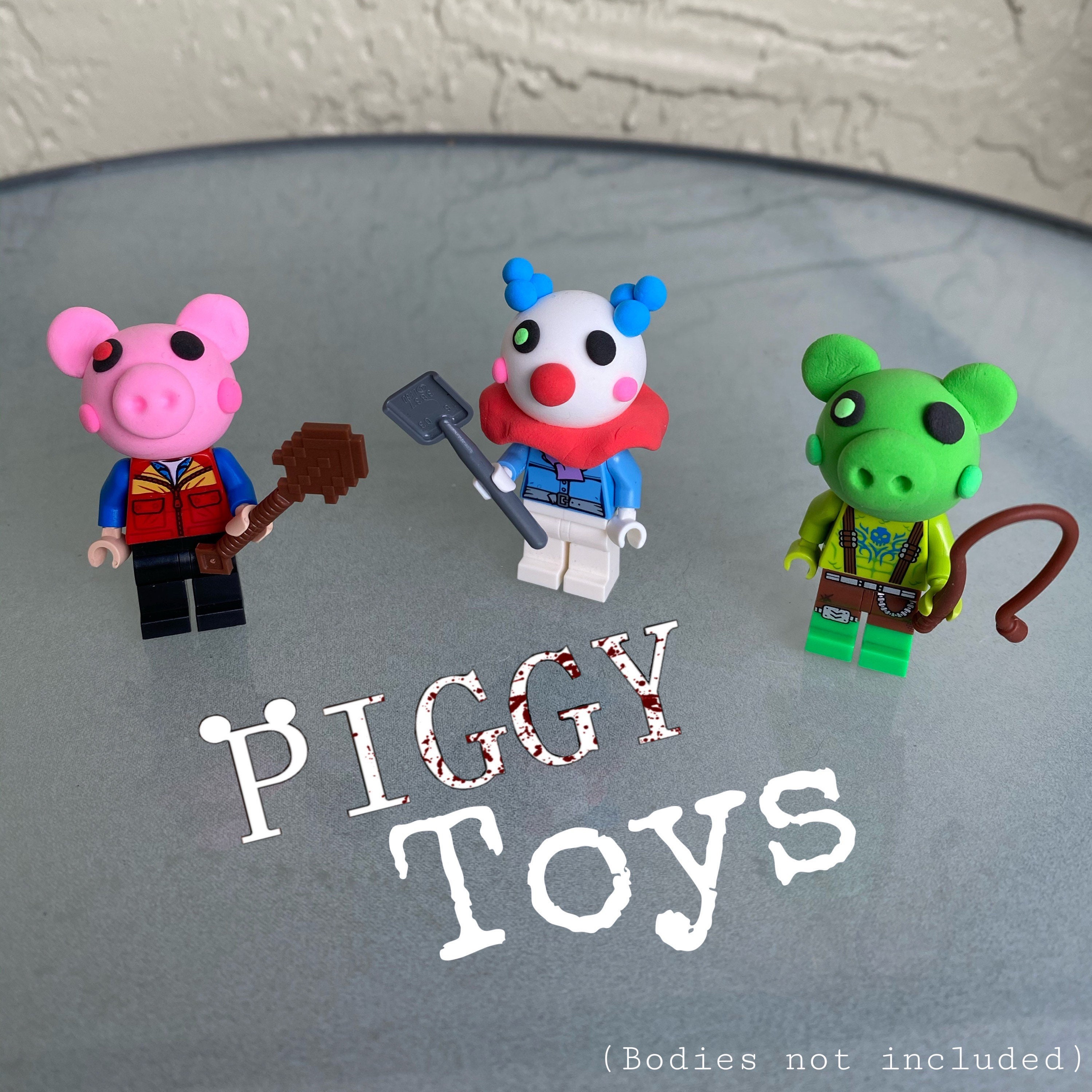 Piggy Toy Heads Piggy Toys fits Roblox and Lego Bodies 