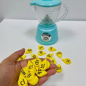 Blends Phonics Drops/Beads (blender not included), Literacy Manipulatives, Kindergarten, First Grade, Second Grade, Reading Centers