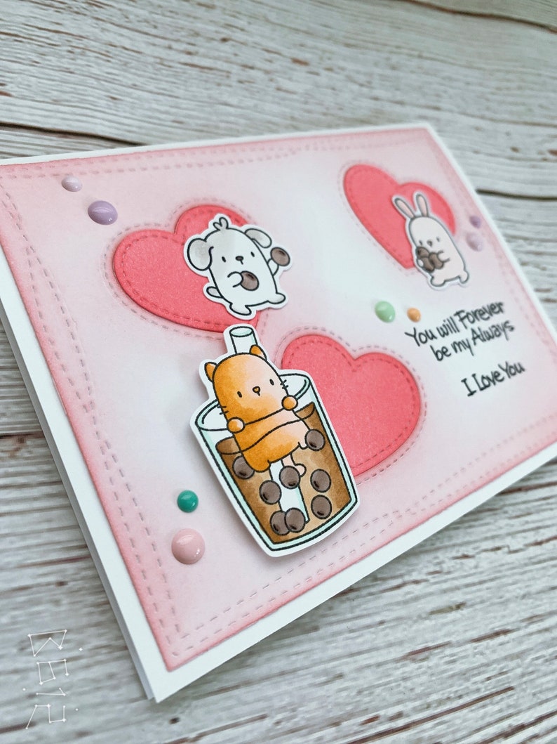 Boba card Boba Love card Best Tea