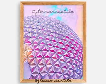 Epcot Ball Digital Print