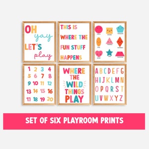 Playroom Prints - Classroom Decor