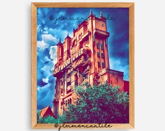 Tower of Terror Digital Print