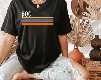 Boo Retro Halloween T-Shirt