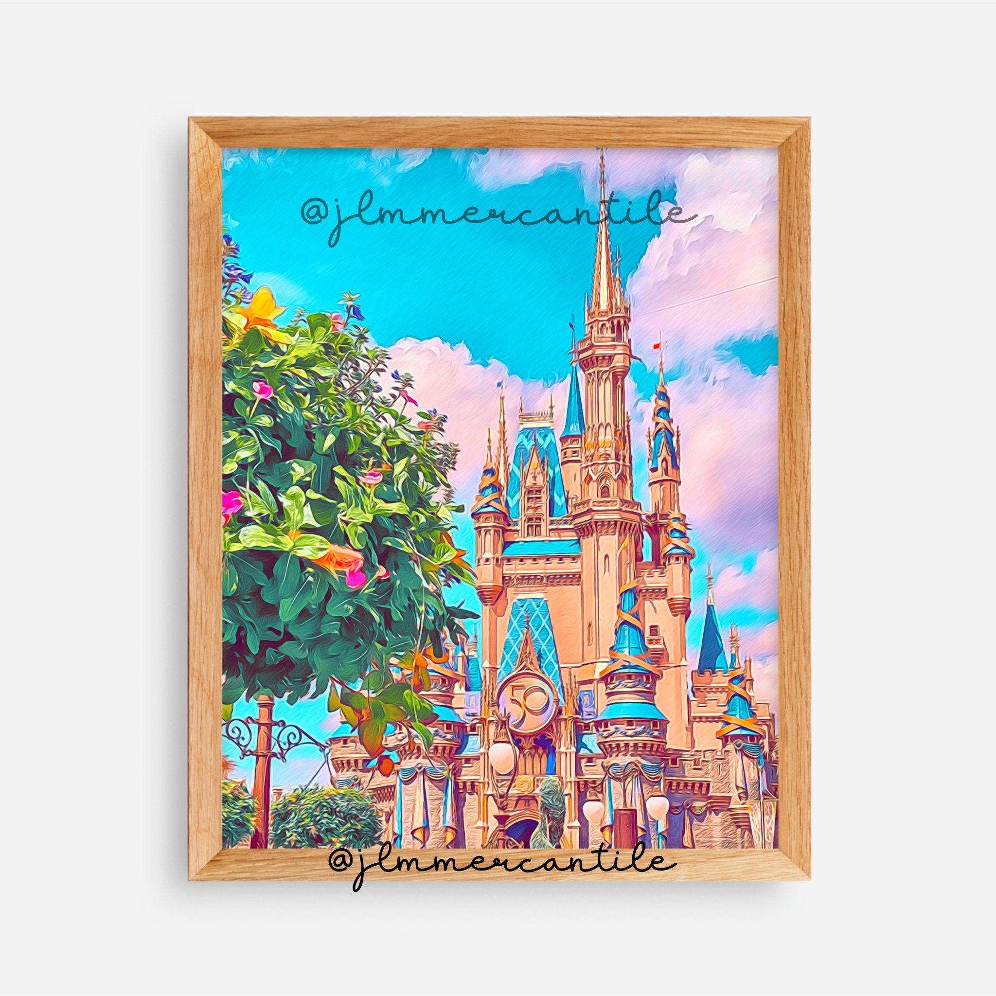 Cinderellas Castle Digital Print - Etsy