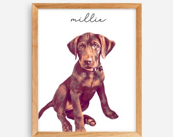 Personalisierte Tierportraits - für nur ein Haustier