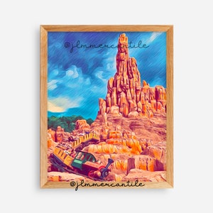 Big Thunder Mountain Digital Print