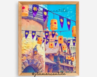 Tangled Repunzel Digital Print