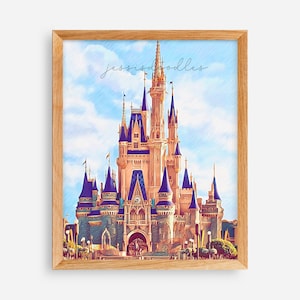 Magic Kingdom Cinderella’s Castle Digital Print
