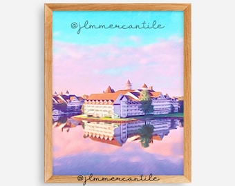 Grand Floridian Digital Print