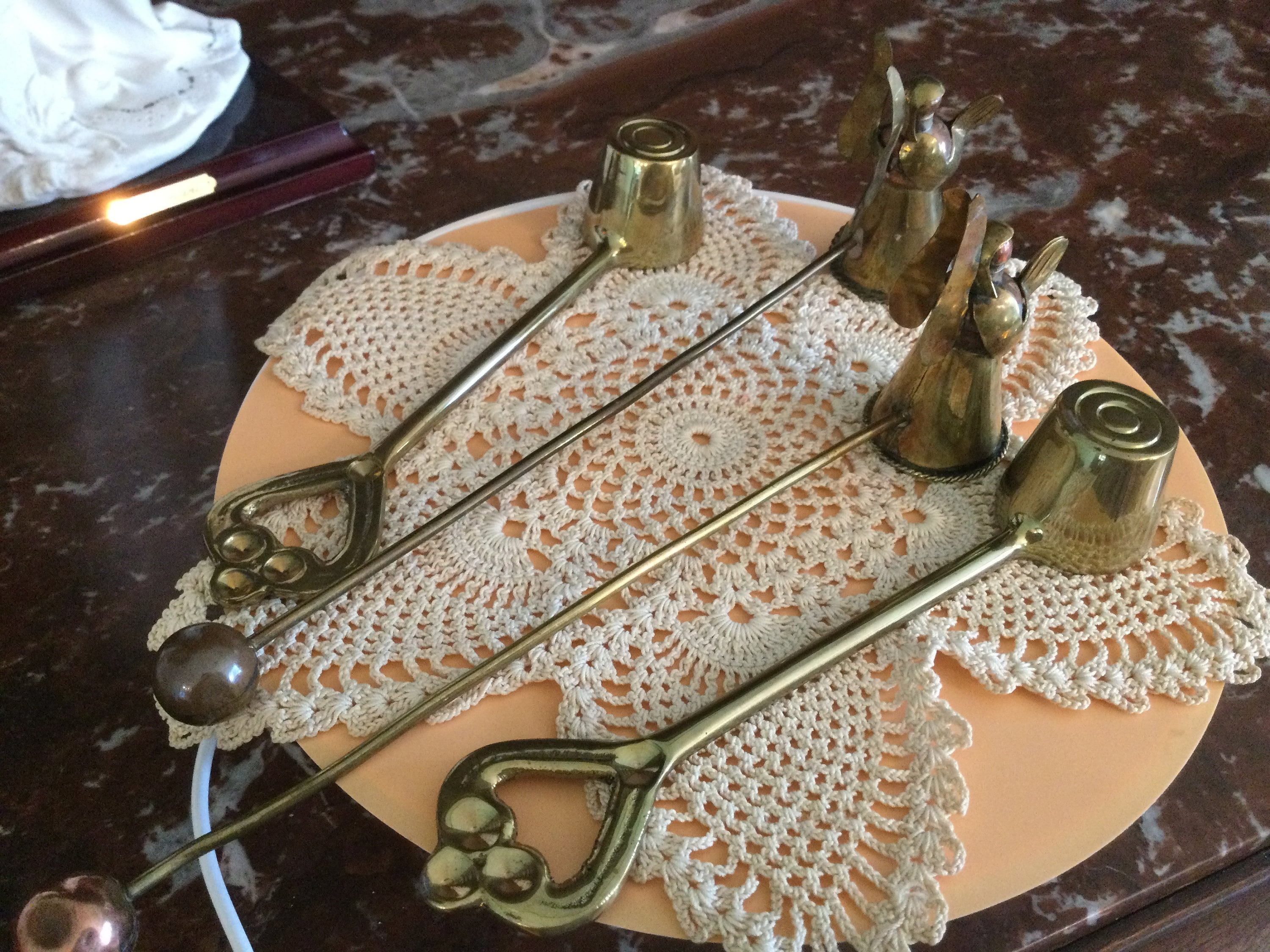 Vintage brass candle snuffers a very cute gift Etsy