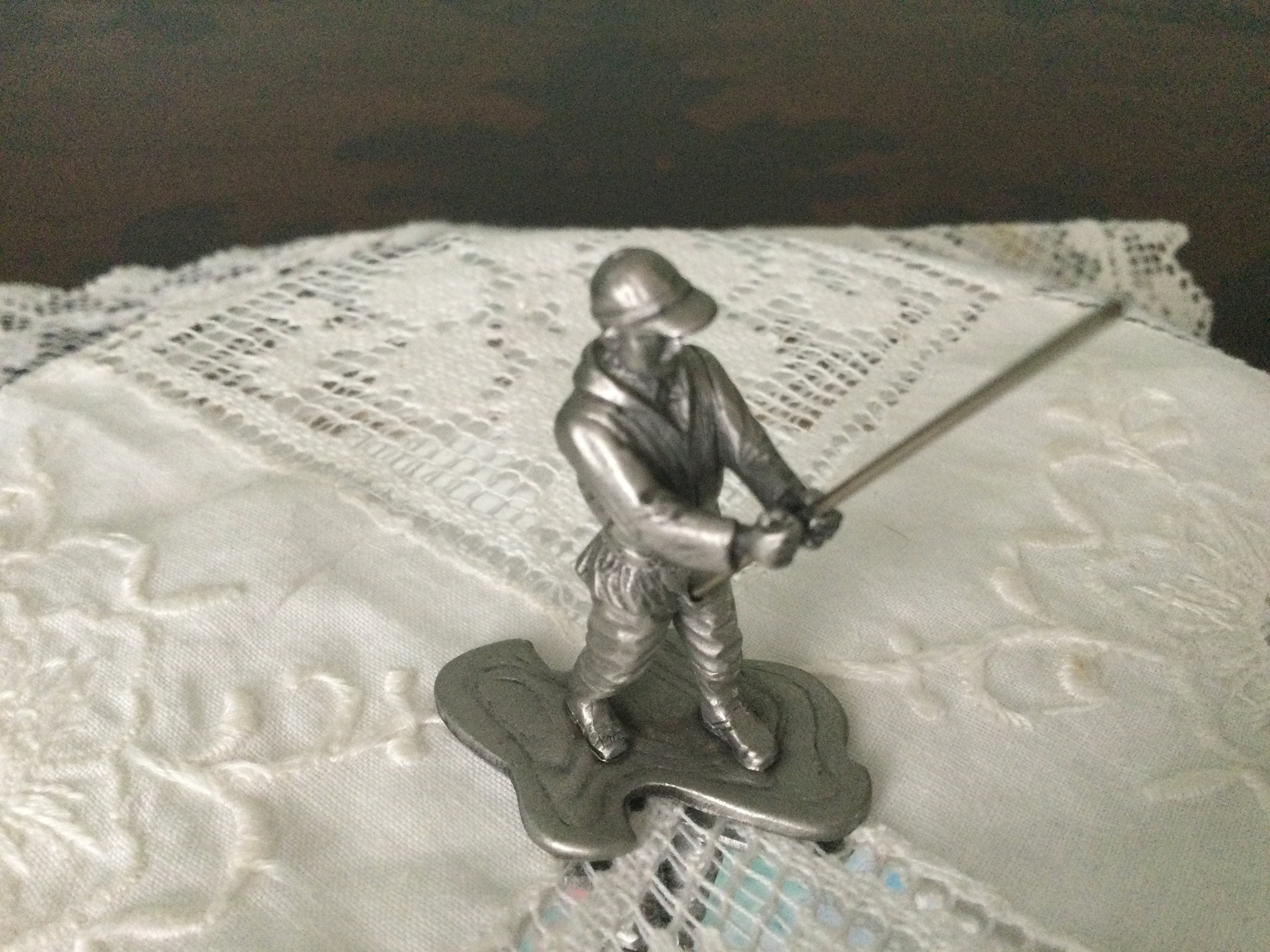 Lot of Vintage Miniature Pewter Figurines a Great Etsy