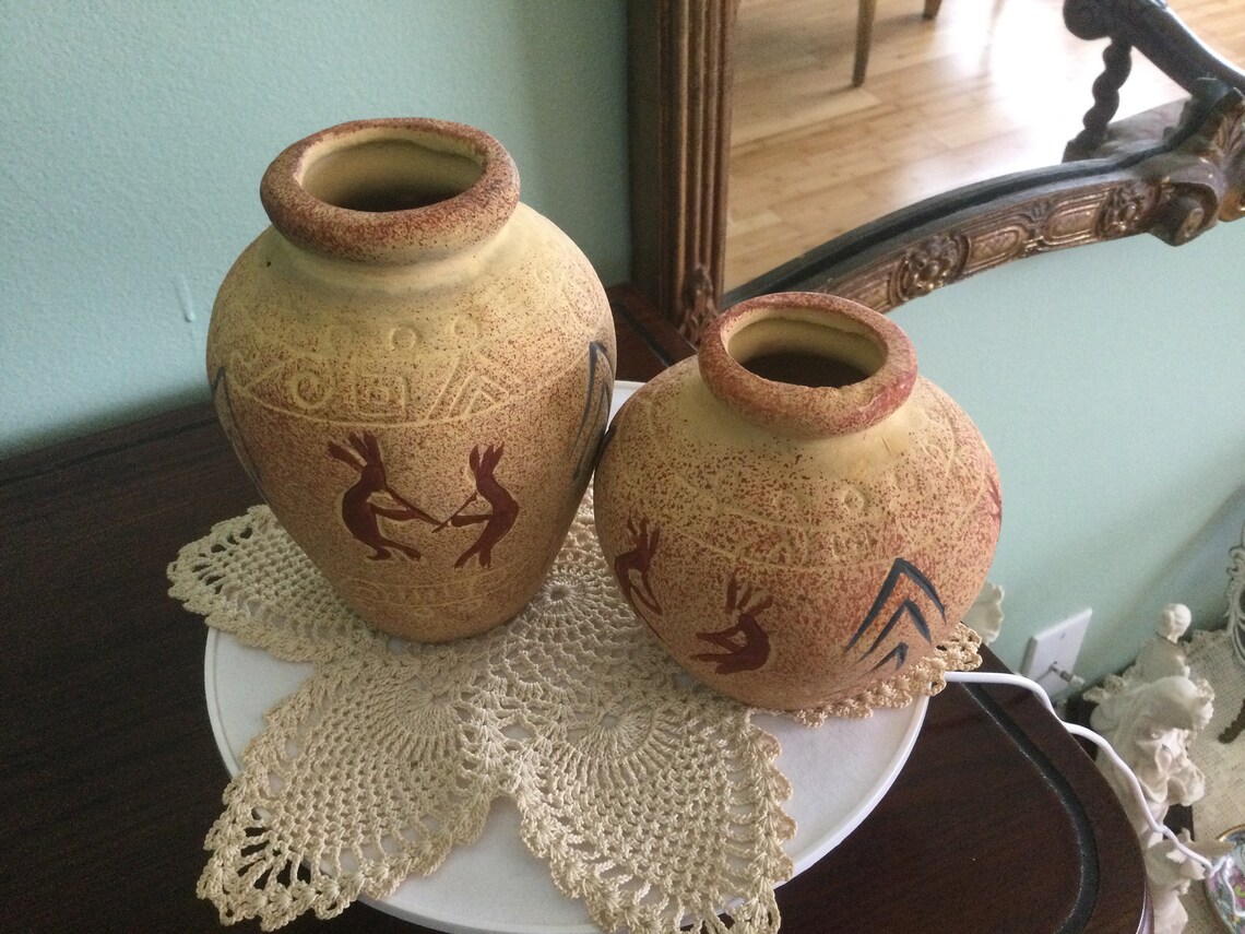 Southwestern Vase for a very American Look and a perfect gift Etsy