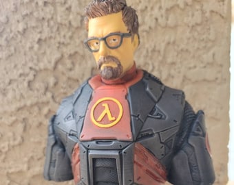 Gordon Freeman Inspired Bust from Half Life video games.