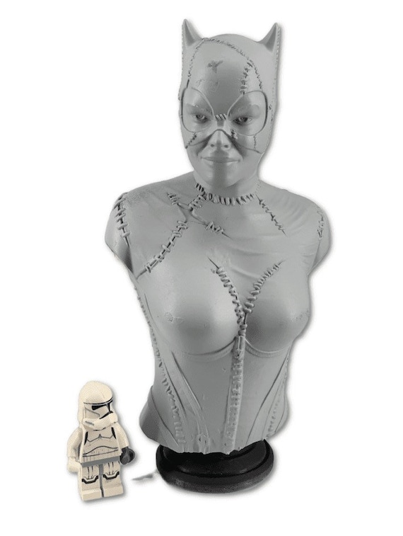 Catwoman Bust Inspired by Tim Burton. - Etsy