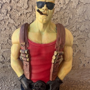 Duke Nukem Inspired Bust from video games and comic series.