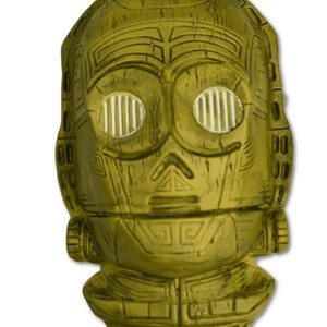C3PO Inspired Tiki Mask.