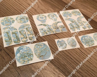 Van Gogh Almond Blossoms: Skins for MedEl, Cochlear, Advanced Bionics, Oticon, Phonak, and Dexcom