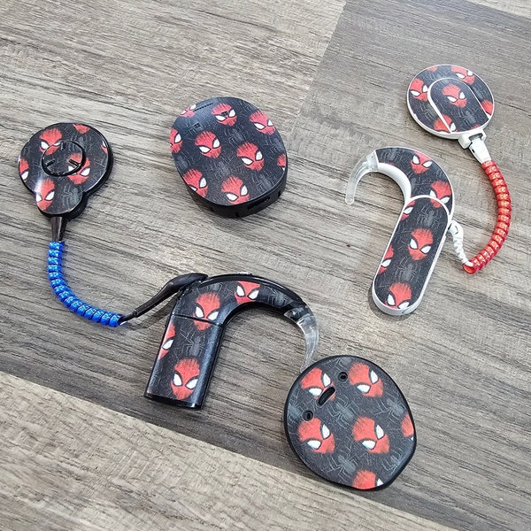 Spiderman: Cochlear Implant Skins for MedEl, Cochlear, and Advanced Bionics