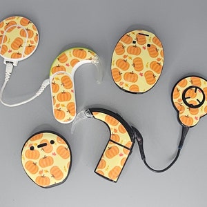 Pumpkins: Skins for MedEl, Cochlear, Advanced Bionics, Oticon, and Phonak