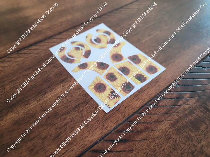 Sunflower Floral: Cochlear Implant Skins for Medel, Cochlear, and ...