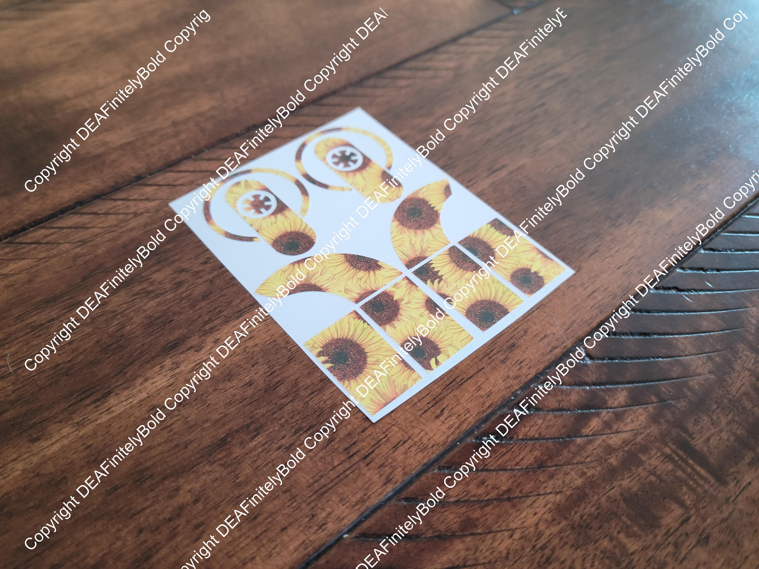 Sunflower Floral: Cochlear Implant Skins for Medel, Cochlear, and ...