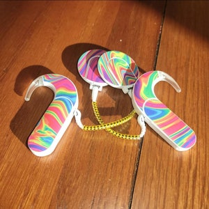 Tie Dye: Skins for MedEl, Cochlear, Advanced Bionics, Oticon, Phonak, and Dexcom