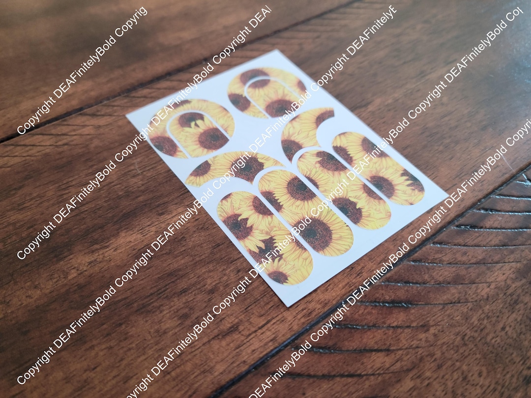 Sunflower Floral: Cochlear Implant Skins for Medel, Cochlear, and ...
