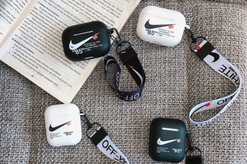 Hypebeast Nike Off-White Apple AirPods Silicone Case with ...