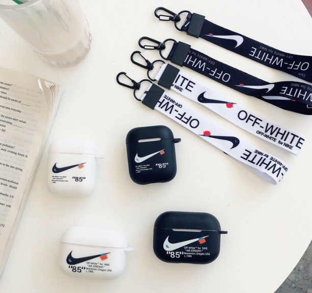 Hypebeast Nike Off-White Apple AirPods Silicone Case with | Etsy