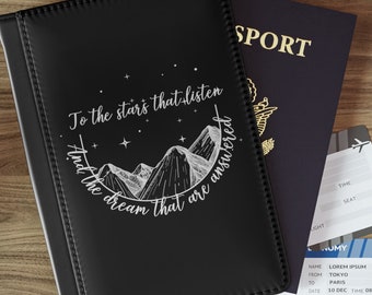 ACOTAR Velaris Passport Cover | To the Stars who listen and to the dreams that are answered
