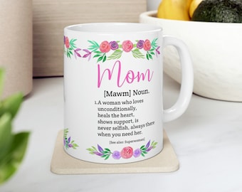 Mother's Day Mom Definition Ceramic Mug 11oz | Mother's Day Gift | Mom gift