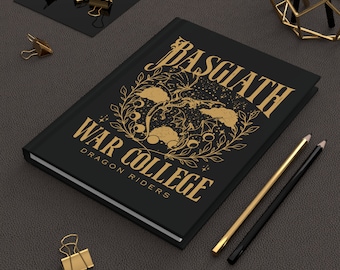 Basgiath War College Hardcover Journal: Bookish Stationery - 150 Lined Pages