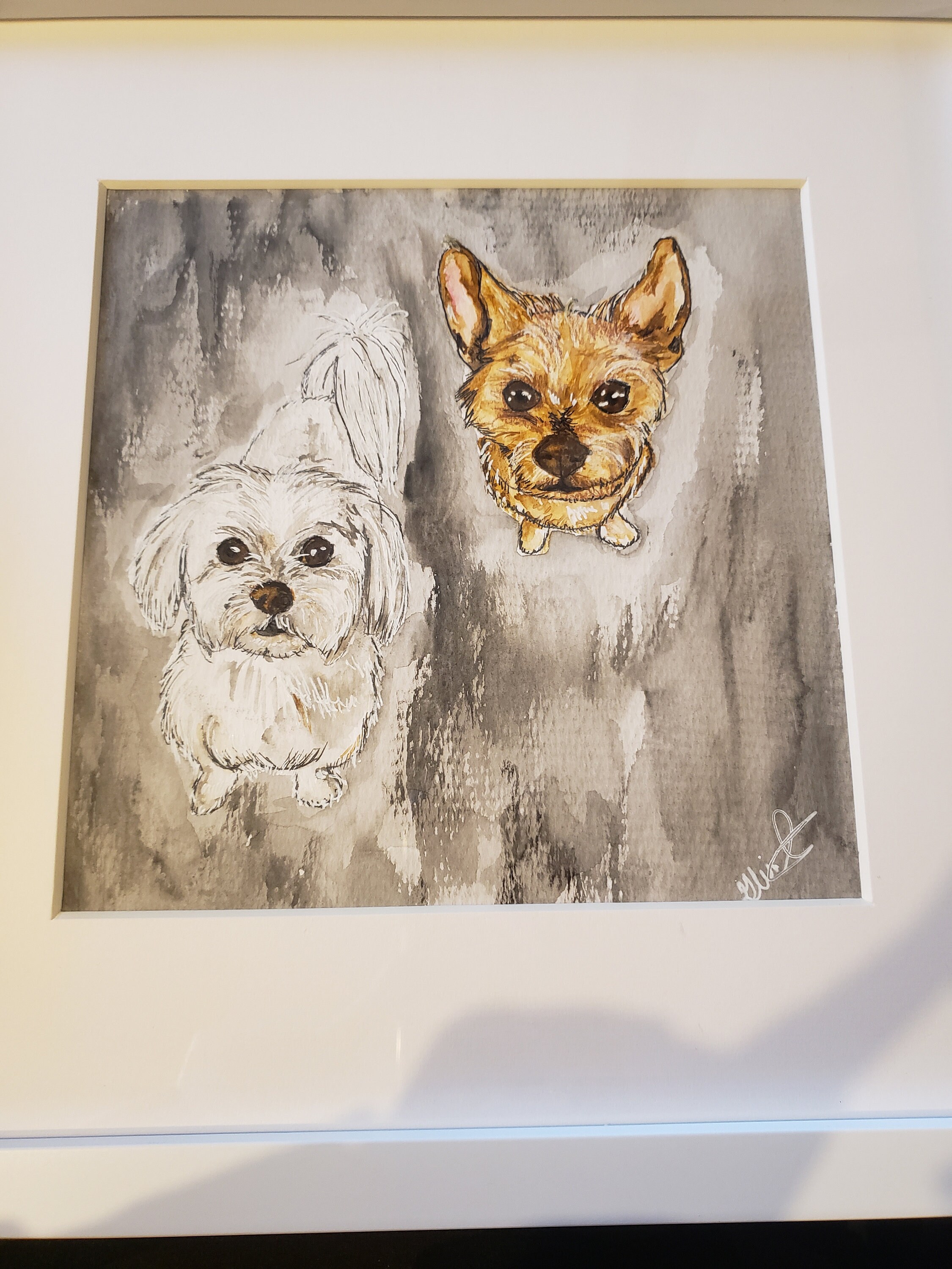 Custom pet watercolor paintings | Etsy