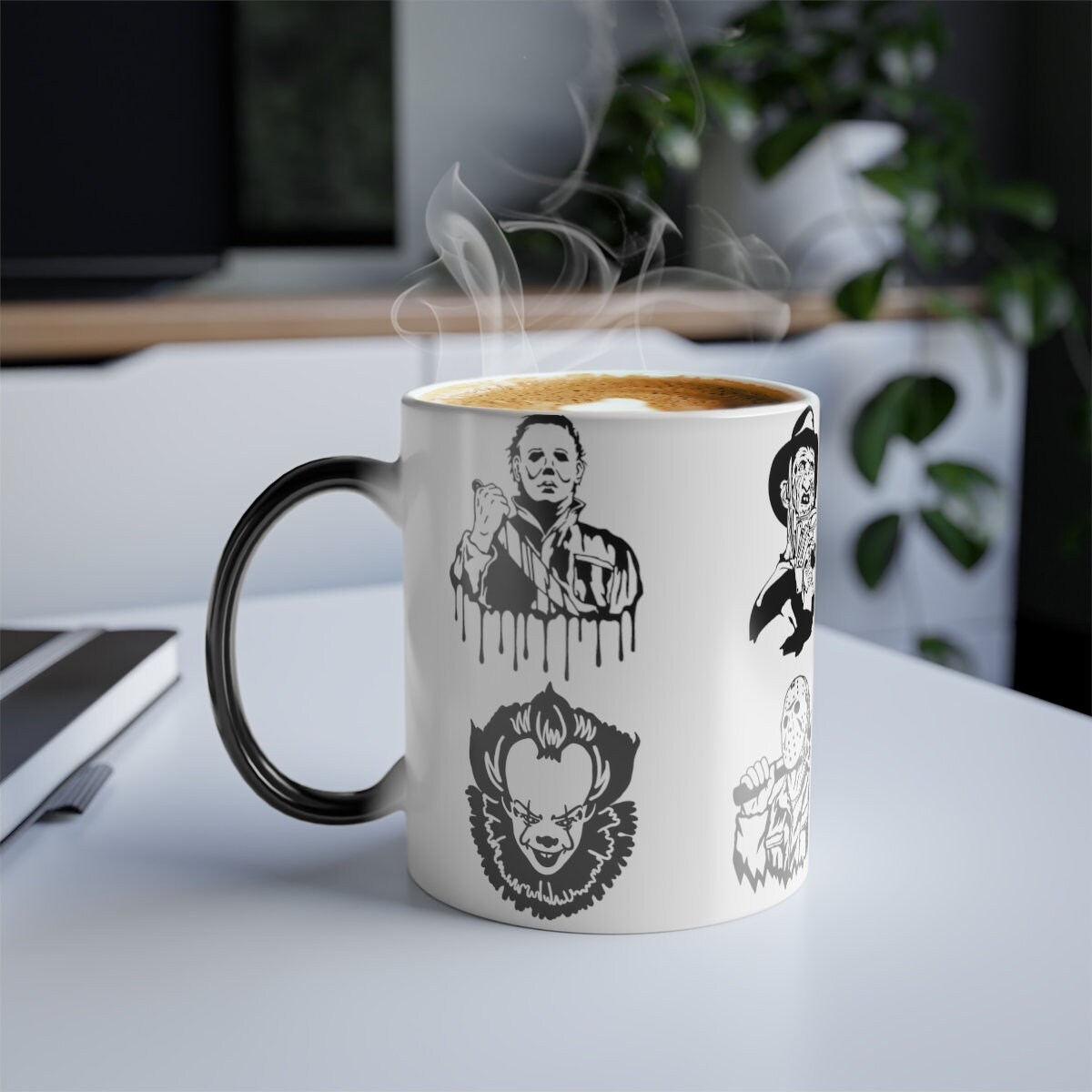 Heat Coffee Shop Iconic Scene Coffee Mug by NotoriousProductions