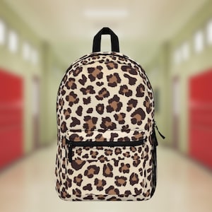 Cheetah Print Backpack