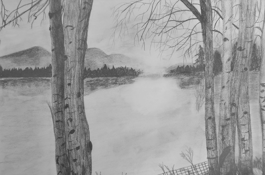 Black and White Pencil Drawings Etsy