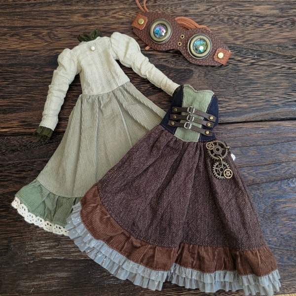 Conjunto de vestido steampunk Blythe