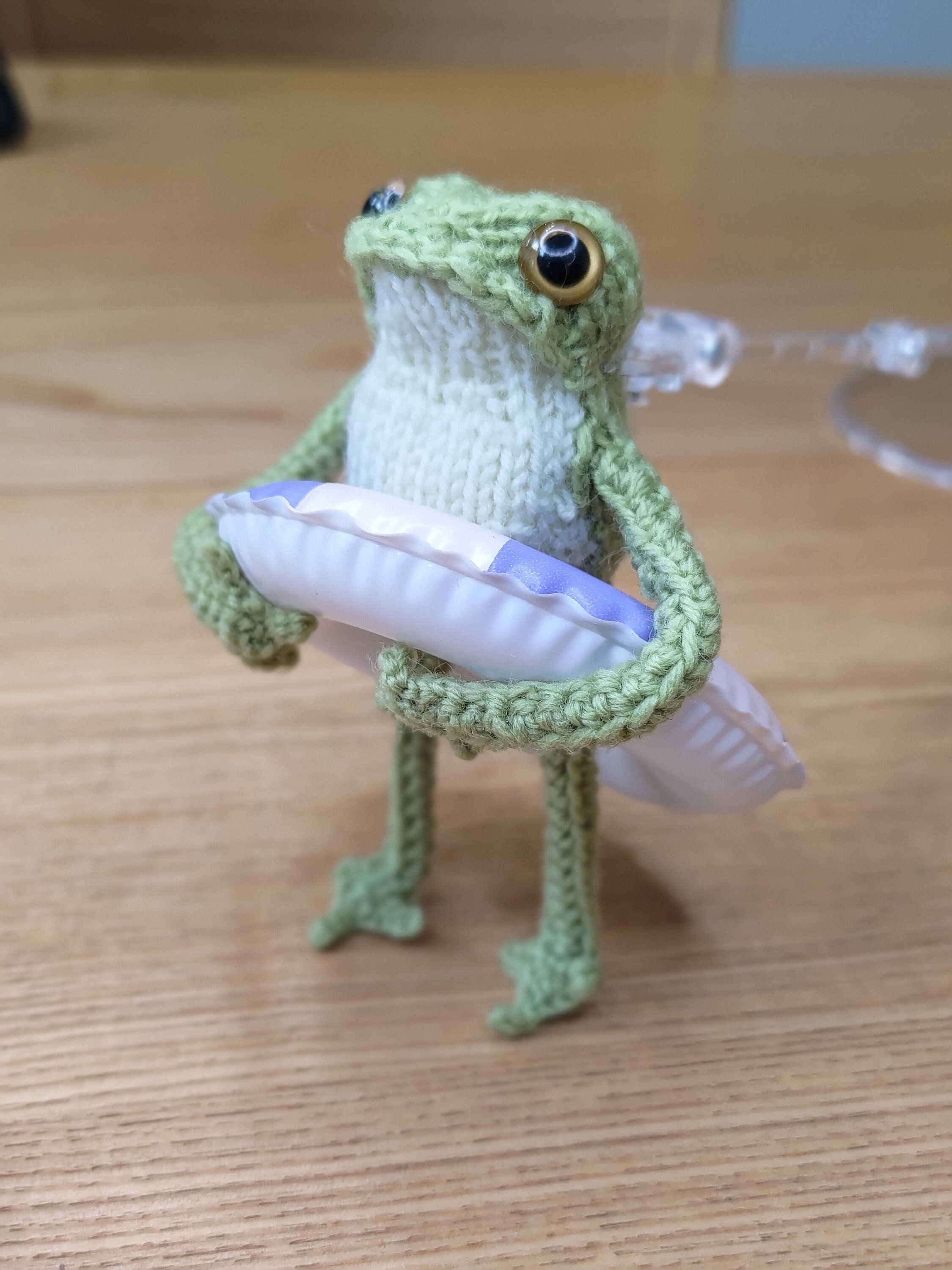 Plump Frog Plushie Giant Soft and Fluffy Crochet Amigurumi cute