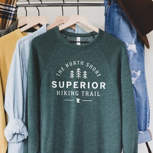 Super Hiking Trail Minnesota North Shore Crewneck ∙ MN Sweatshirt ∙ Hoodie ∙ Lake Superior ∙ MN Crew ∙ SHT ∙  Mens ∙ Womens