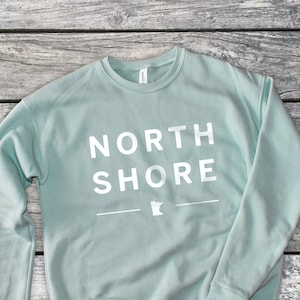 Minnesota North Shore Sweatshirt ∙ Duluth Crewneck ∙ Lake Superior ∙ MN Crew ∙ Minnesota Crewneck ∙ MN North Shore ∙ Superior Hiking Trail