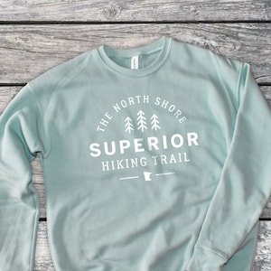 Super Hiking Trail Minnesota North Shore Crewneck ∙ MN Sweatshirt ∙ Hoodie ∙ Lake Superior ∙ MN Crew ∙ SHT ∙  Mens ∙ Womens