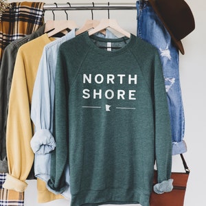 Minnesota North Shore Sweatshirt ∙ Duluth Crewneck ∙ Lake Superior ∙ MN Crew ∙ Minnesota Crewneck ∙ MN Hoodie ∙ Superior Hiking Trail ∙ Gift